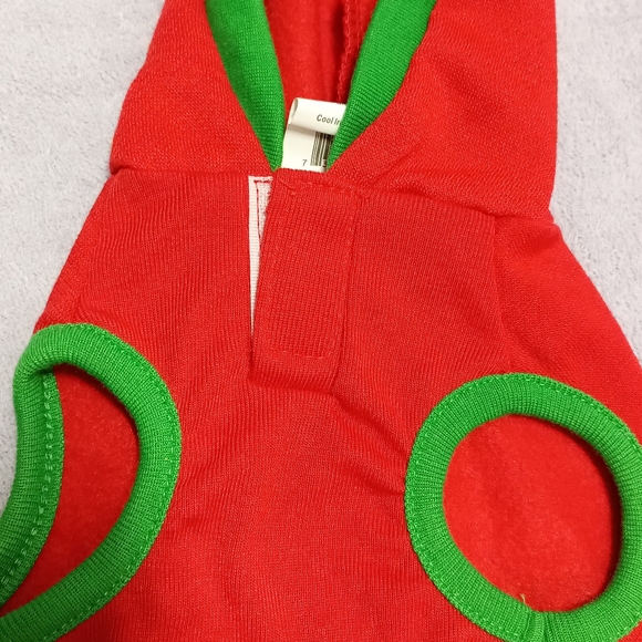 Pet smart holiday dog hooded pullover sweater red and green new with tag - Picture 5 of 5